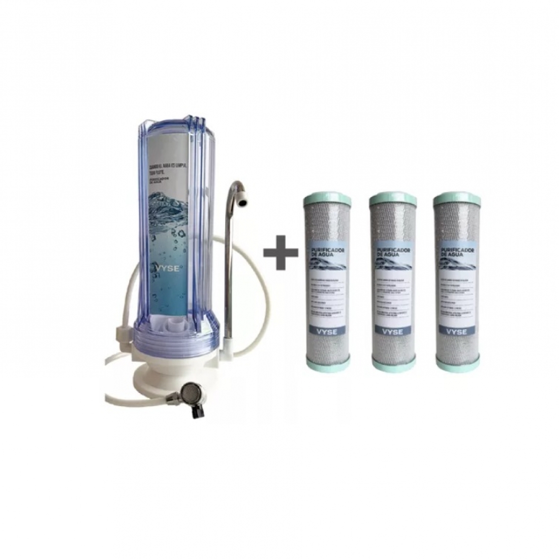 Filtro De Agua Senior Elimina Olor Sabor + Kit 3 Repuestos